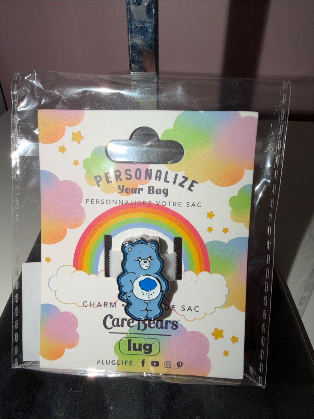 Care Bears x Lug Novelty Charm NWT Grumpy Bear